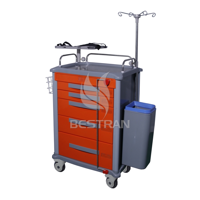 Hospital medical emergency trolley 