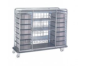 豪华不锈钢送货车