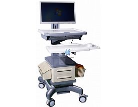 Luxurious Doctor workstation nursing computer trolley