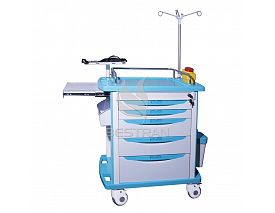 Hospital medical Emergency Trolley 