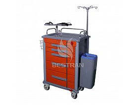 Hospital medical emergency trolley 